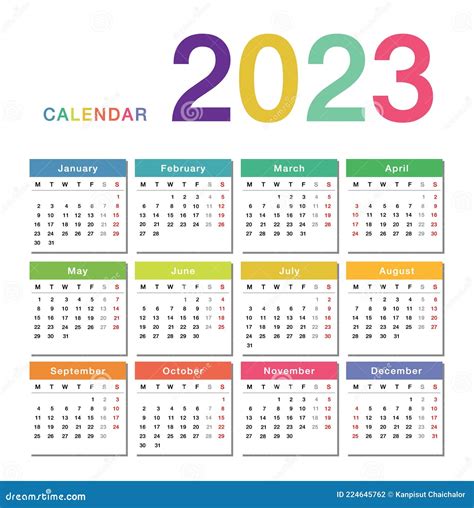 2023 日歷|2023 年日历